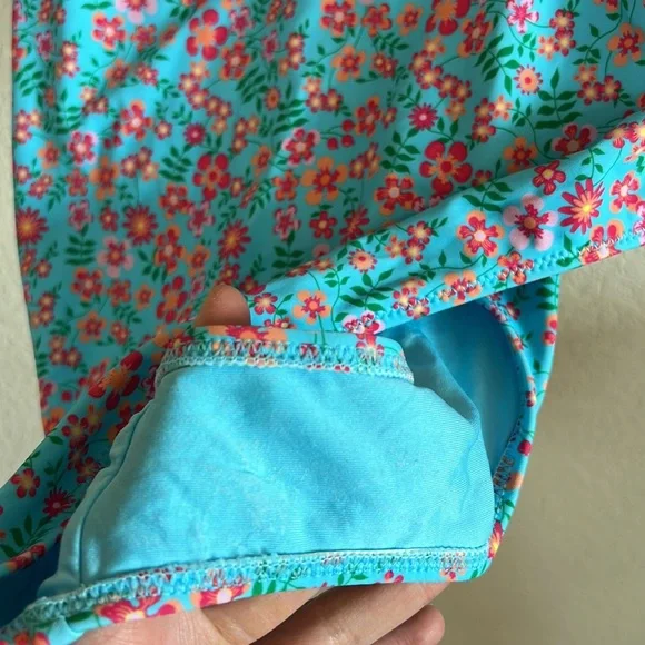 SOLID & STRIPED The Vera Smocked One-piece Swimsuit In Ditsy Floral - Picture 10 of 10